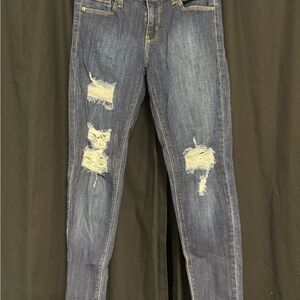 Distressed Blue Women's Jeans